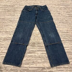 Carhartt Double Knee Denim Jeans Men’s 30x30 Carpenter Relaxed Fit Mexico Baggy